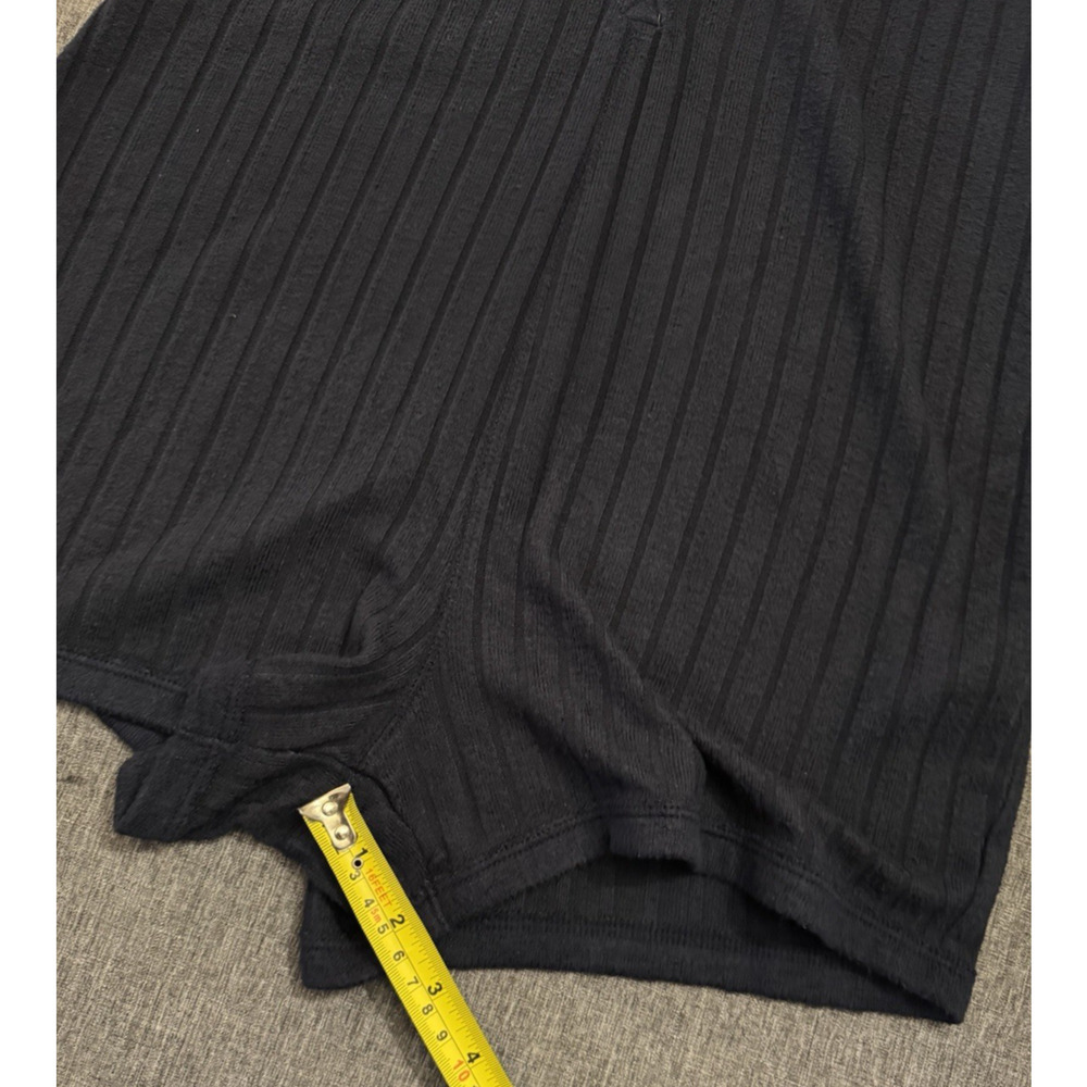 Abercrombie & Fitch Navy Ribbed Fleece Lined Hood Long Sleeve Romper Size XS - Picture 6 of 8